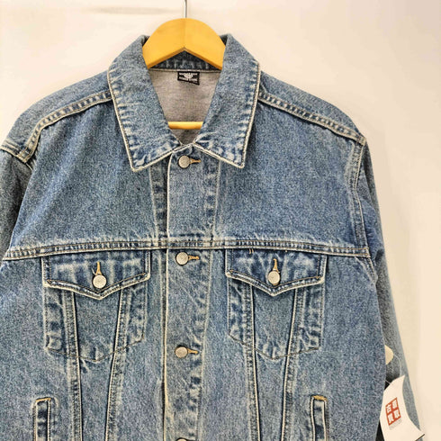 ワーナーブラザーズスタジオストア WARNER BROS STUDIO STORE 90S バック刺繍 デニム トラッカー ジャケット メンズ import:S